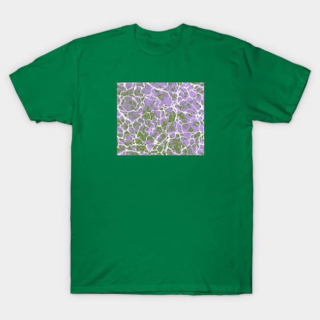 Genderqueer Pride Abstract Overlapping Webbed Colors T-Shirt by VernenInk